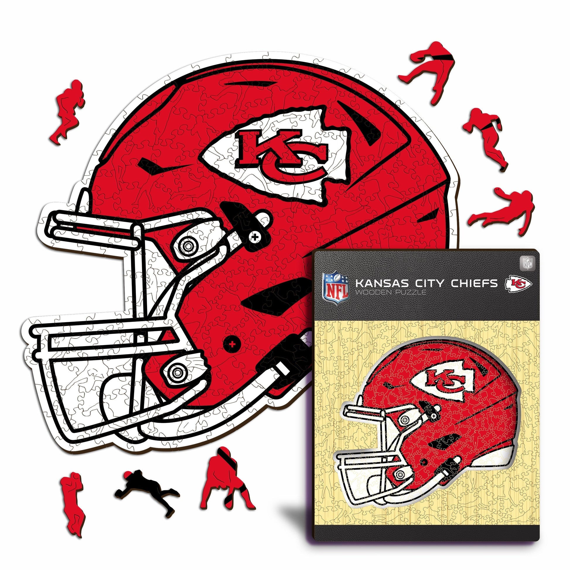 Iconic Puzzles NFL Kansas City Chiefs Helm Grösse S – Logikspiel, ab 10 J.