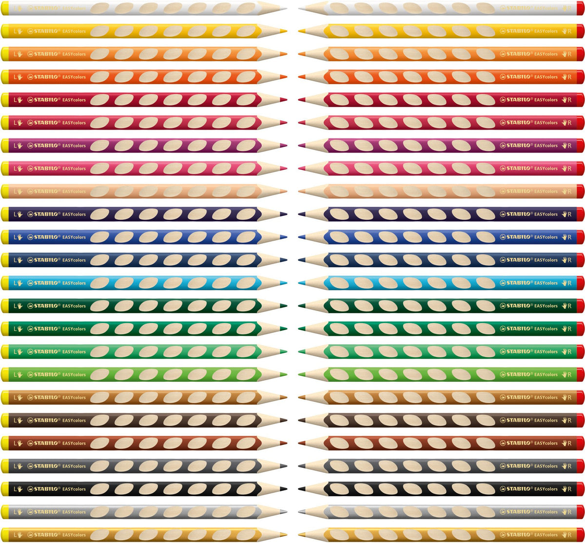 STABILO Buntstifte EASYcolors – Dreikant, Minen-Ø 4,2 mm, Einzelstift Rosa