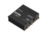 Teltonika Networks RUT286 – VPN-Router – 4G/LTE, RS232/RS485, PoE, Industrie