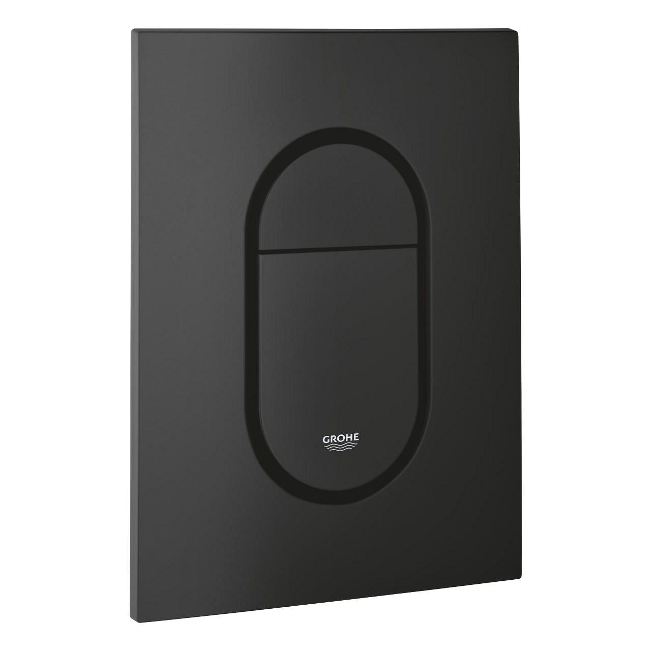 GROHE Abdeckplatte für Spülkasten – Kunststoff, schwarz, 13 × 0,6 × 17,2 cm