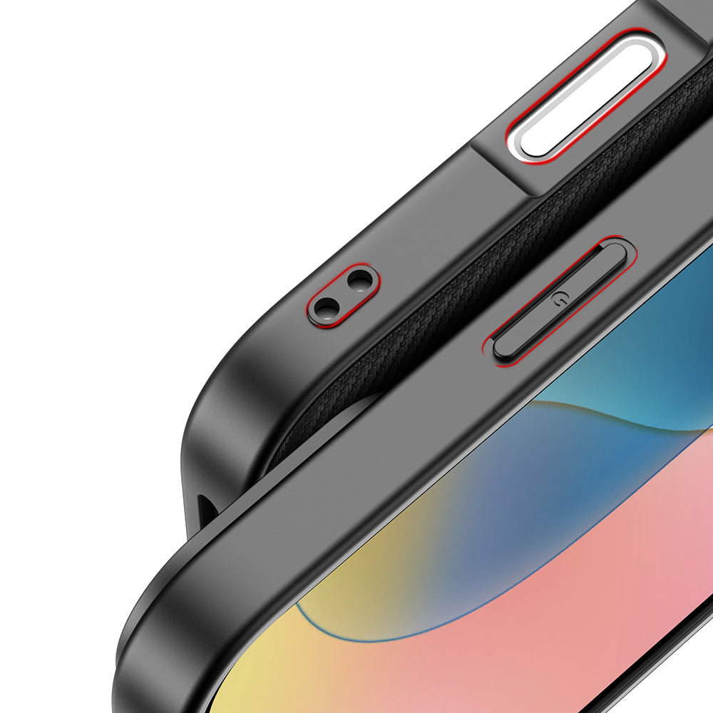 Nevox – Backcover StyleShell NYLO – für Apple iPhone 16 – schwarz – Nylon