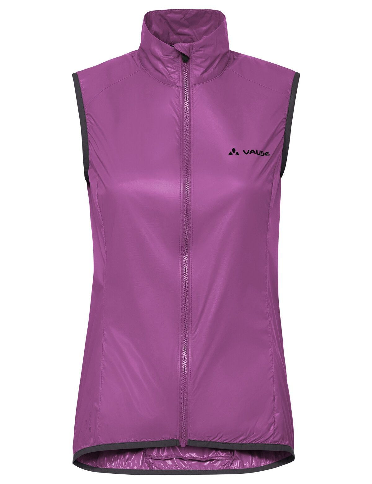 VAUDE Matera Veloweste – Grösse 34 – Magenta, Polyamid (recycelt), Reflektierend, Slim Fit
