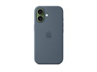 Apple Backcover – für Apple iPhone 17, MagSafe, Silikon, Anchor Blue