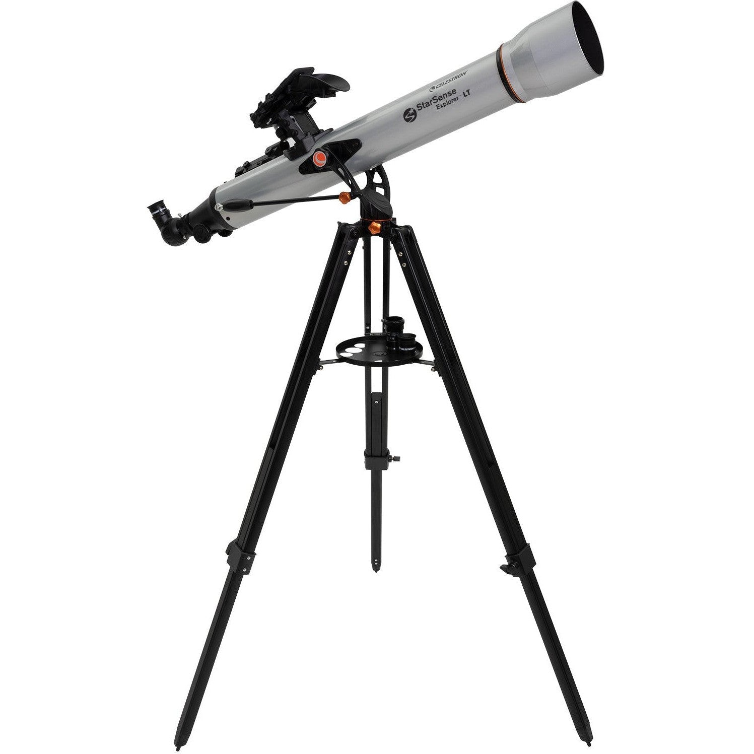 Celestron StarSense Explorer LT 80AZ – Refraktor, 80 mm, 900 mm Brennweite, azimutal, silber