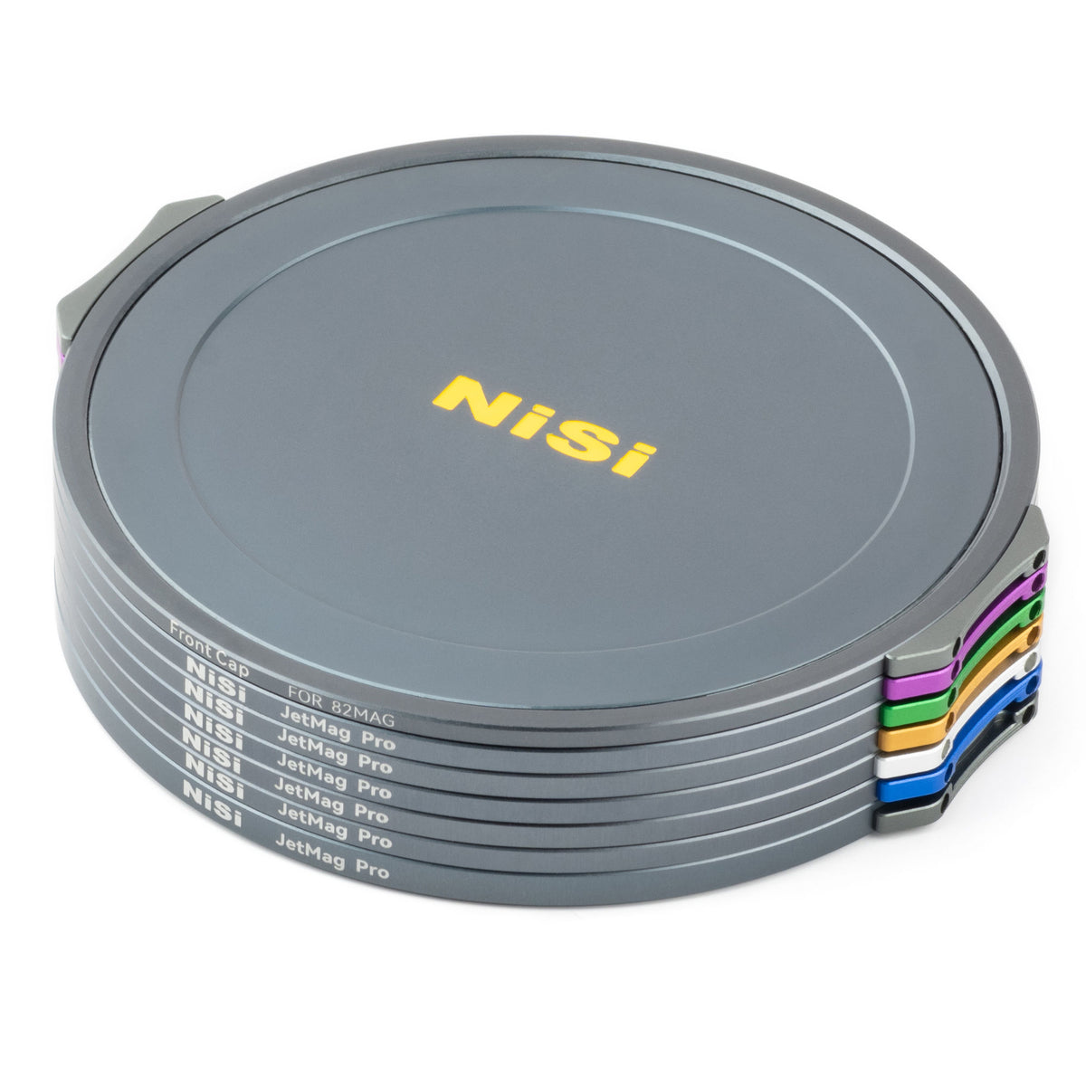 NiSi JetMag Pro 82MAG Filter-Kit – Black Mist 1/4 und 1/8 – 82 mm – für JetMag Pro System (82MAG) – Grau