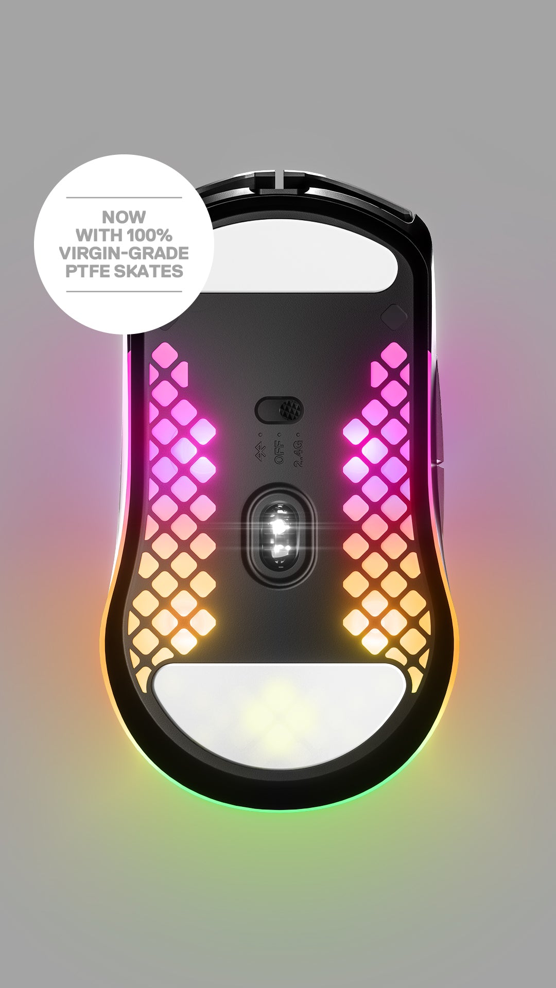 SteelSeries Aerox 3 – Gaming-Maus – Kabelgebunden (USB-C), 8500 DPI, RGB-Beleuchtung, rechts, Schwarz