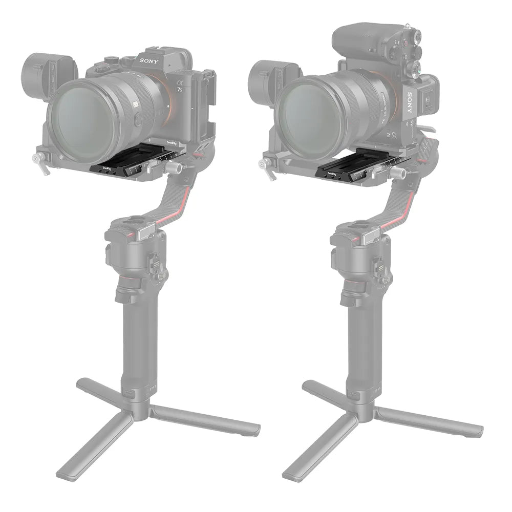 SmallRig 3061 Löseplatte (Arca-Swiss) – 140 × 15,8 × 49,5 mm – für DJI RS 2, RSC 2, Ronin-S und andere