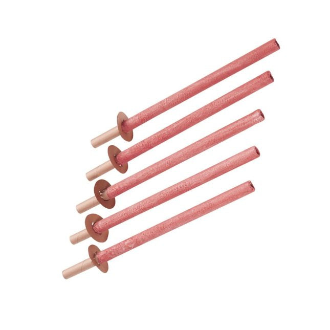 Balthasar Dekoleuchte Aussen 5er-Set – Ø 3,2 cm – Rot – Karton, Wachs