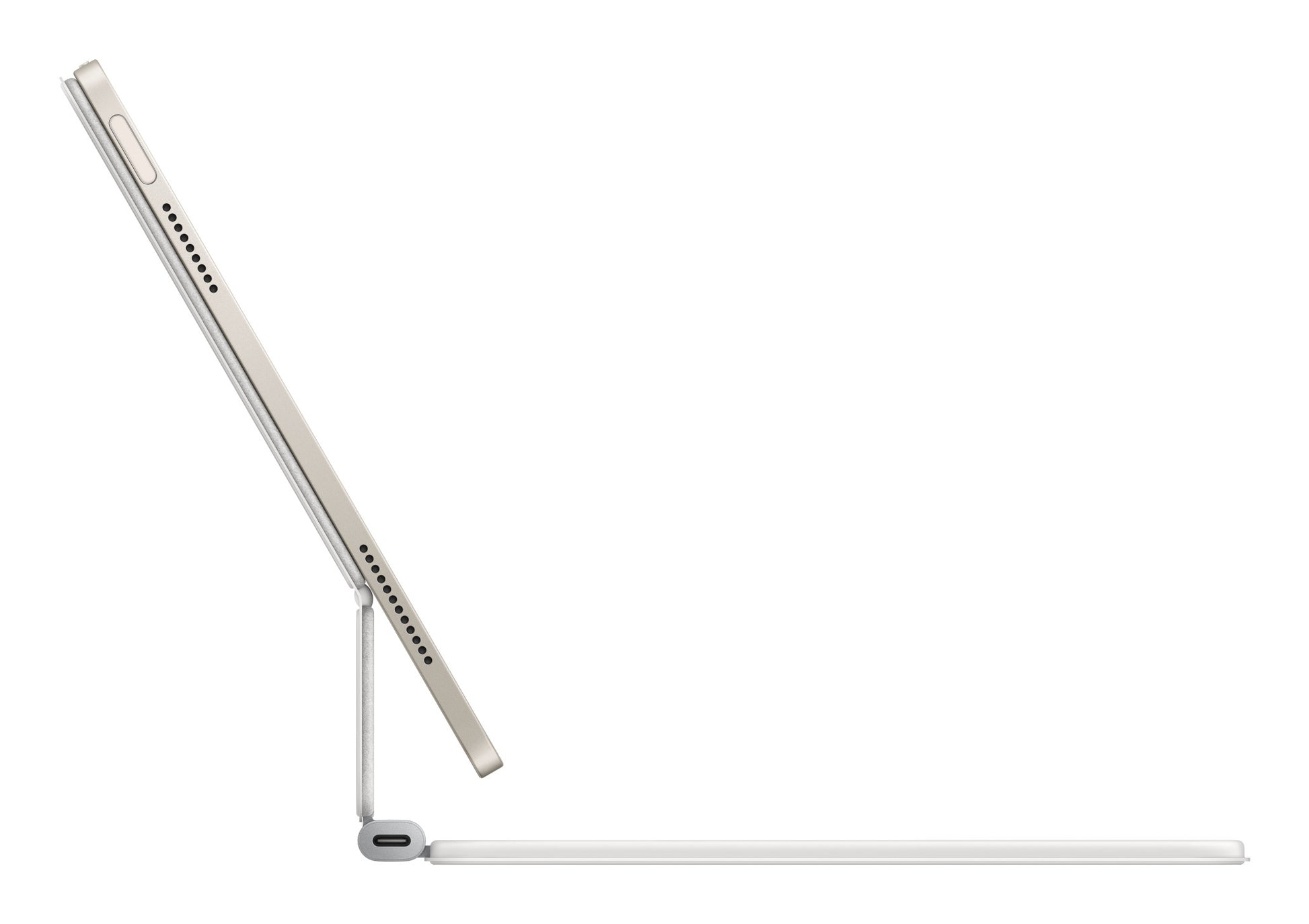 Apple Magic Keyboard – Tastatur – Schere – mit Trackpad – QWERTZ (CH) – Weiss – für iPad Air 11"