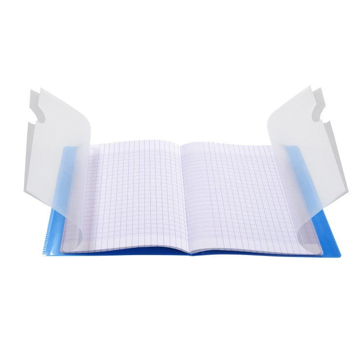 Clairefontaine Notizheft – 170 × 220 mm – 24 Blatt – 90 g/m² – Softcover, transparentes Cover, mehrfarbig, PEF