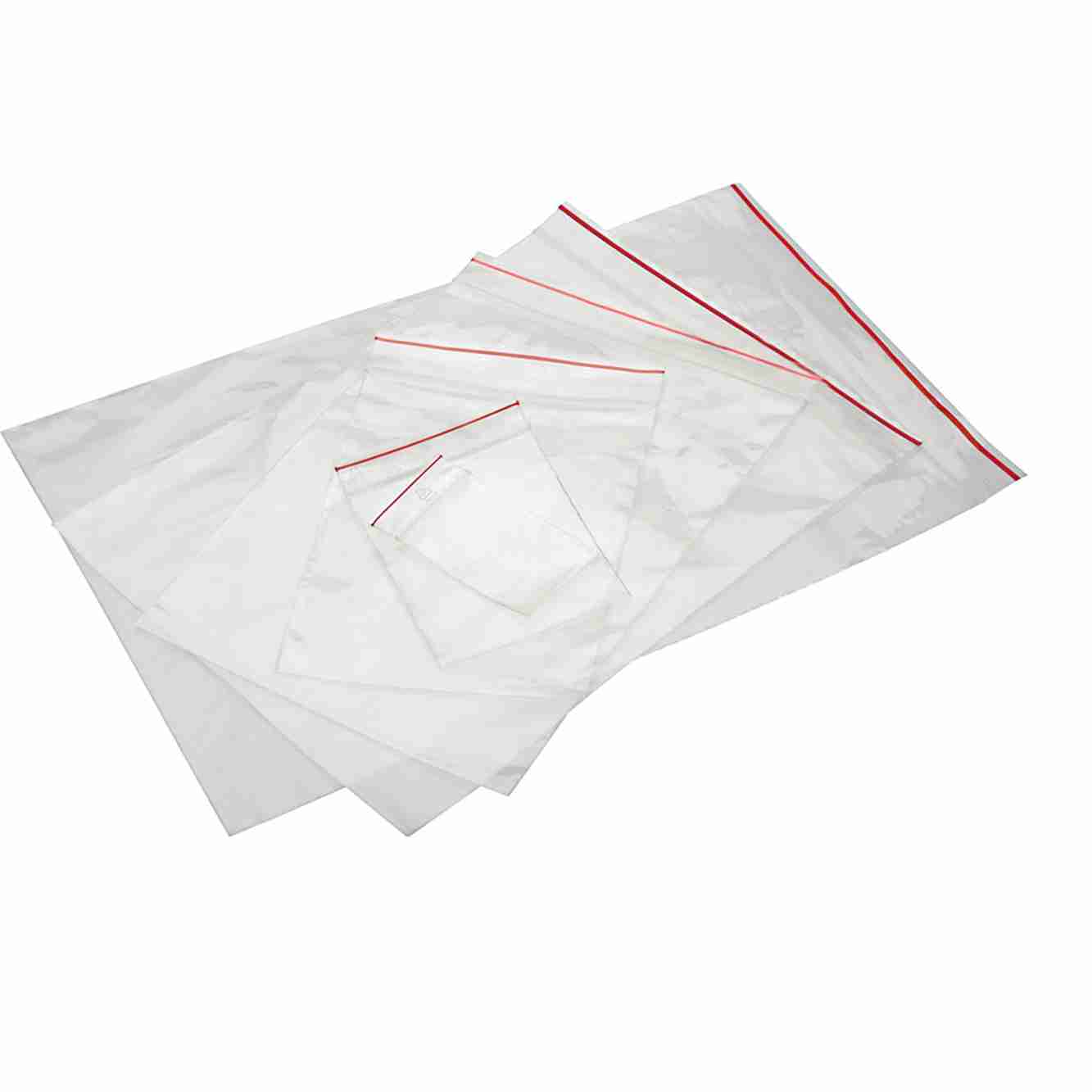 Model Druckverschlussbeutel – 120 × 170 mm, transparent, Kunststoff, 90 µm, Druckverschluss – 1 Pack (1'000 Stk.), ab 3 Pack