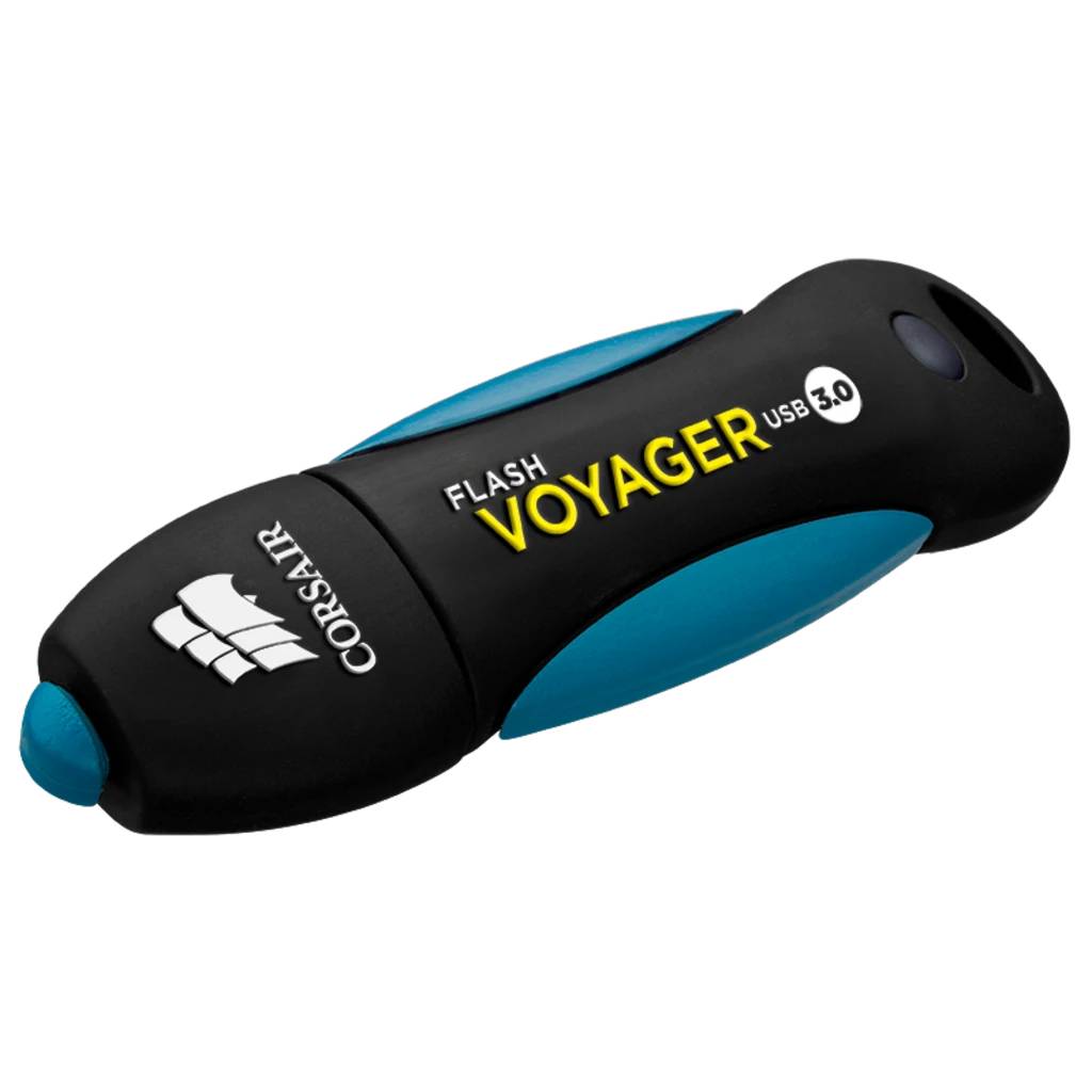 Corsair Voyager V2 USB-Stick 128 GB – USB-A USB 3.2 Gen 1, 190/60 MB/s, stoss- und wasserfest, mit Kappe
