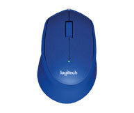 Logitech M330 Silent Plus – Maus – Kabellos (2,4 GHz), 1000 DPI, Rechts, Blau