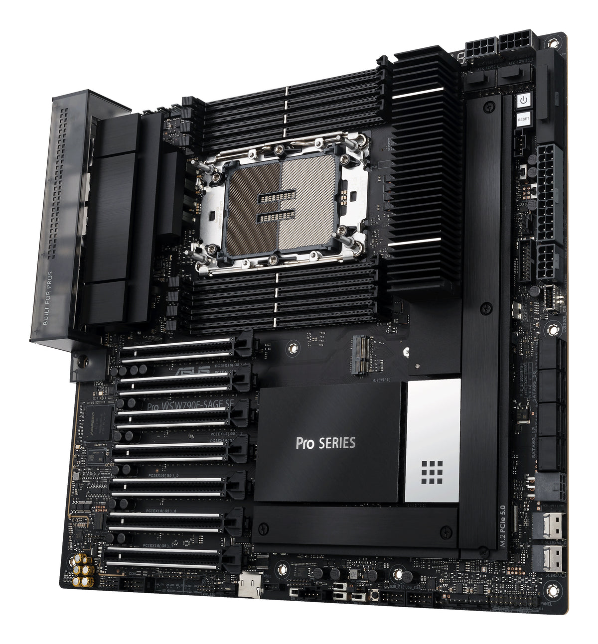 ASUS PRO WS W790E-SAGE SE – Mainboard – LGA 4677, Intel W790, EEB, DDR5, 8×DIMM, 2,05 TB