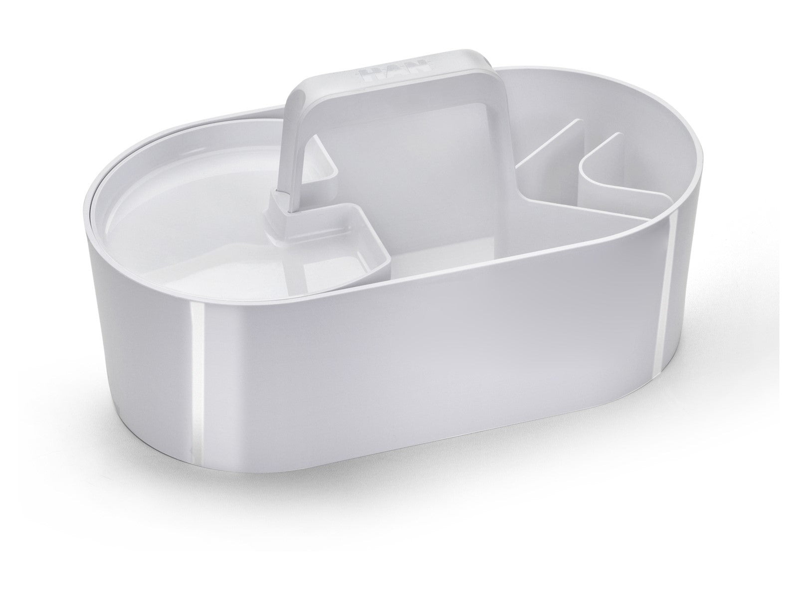 HAN Werkzeugkasten LOFT 1200-12 Aufbewahrungsbox – 4 Fächer, Weiss, ABS, B 340 × H 190 × T 190 mm