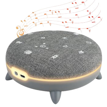 Terraillon Zen Box 15323 – Bluetooth-Lautsprecher – Tongenerator, USB-C, Akku, Grau