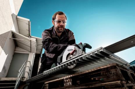 Metabo Handkreissäge MKS 18 LTX BL 58 – 18 V (CAS) – Flansch – Solo – Brushless