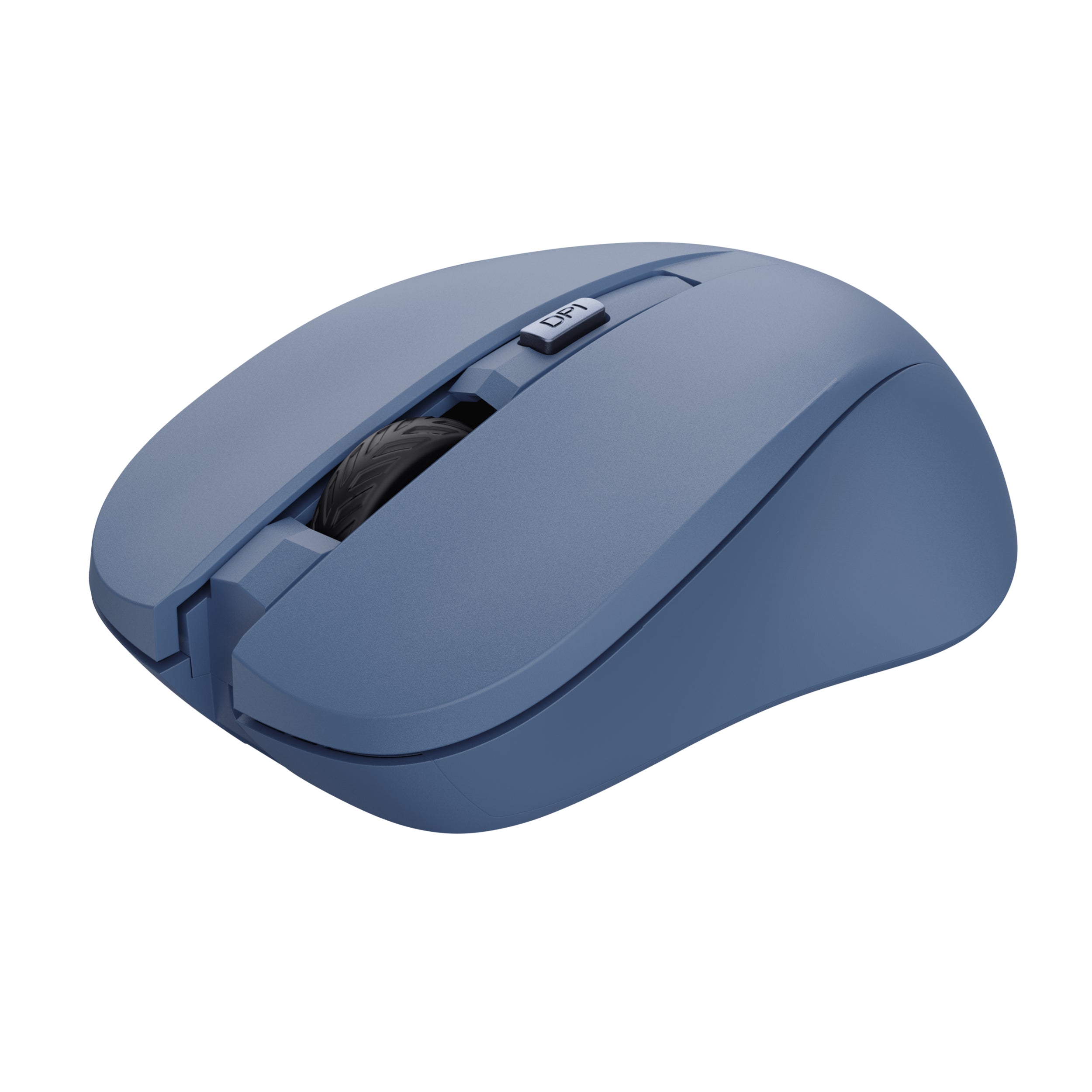 Trust Mydo – Maus – Kabellos (2,4 GHz), 1800 DPI, beidhändig, Blau