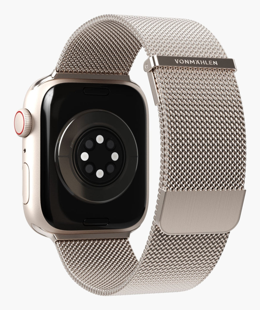 Vonmählen Milanese Loop 2 – Milanese Loop, Champagner, für Apple Watch