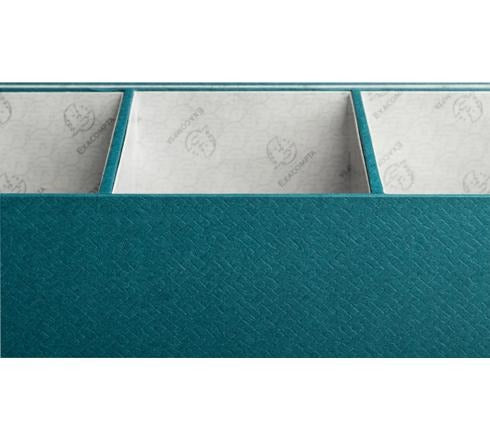 Exacompta Schubladenelement – 4 Schubladen, blaugrün, Karton, B 277 × H 147 × T 115 mm, 2er-Set