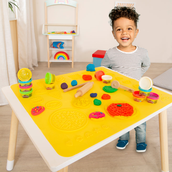 roba Play-Doh Knete-/Modelliermasse-Set – 10-teilig – Ab 3 Jahren – Mit Nudelholz, FSC-zertifiziert