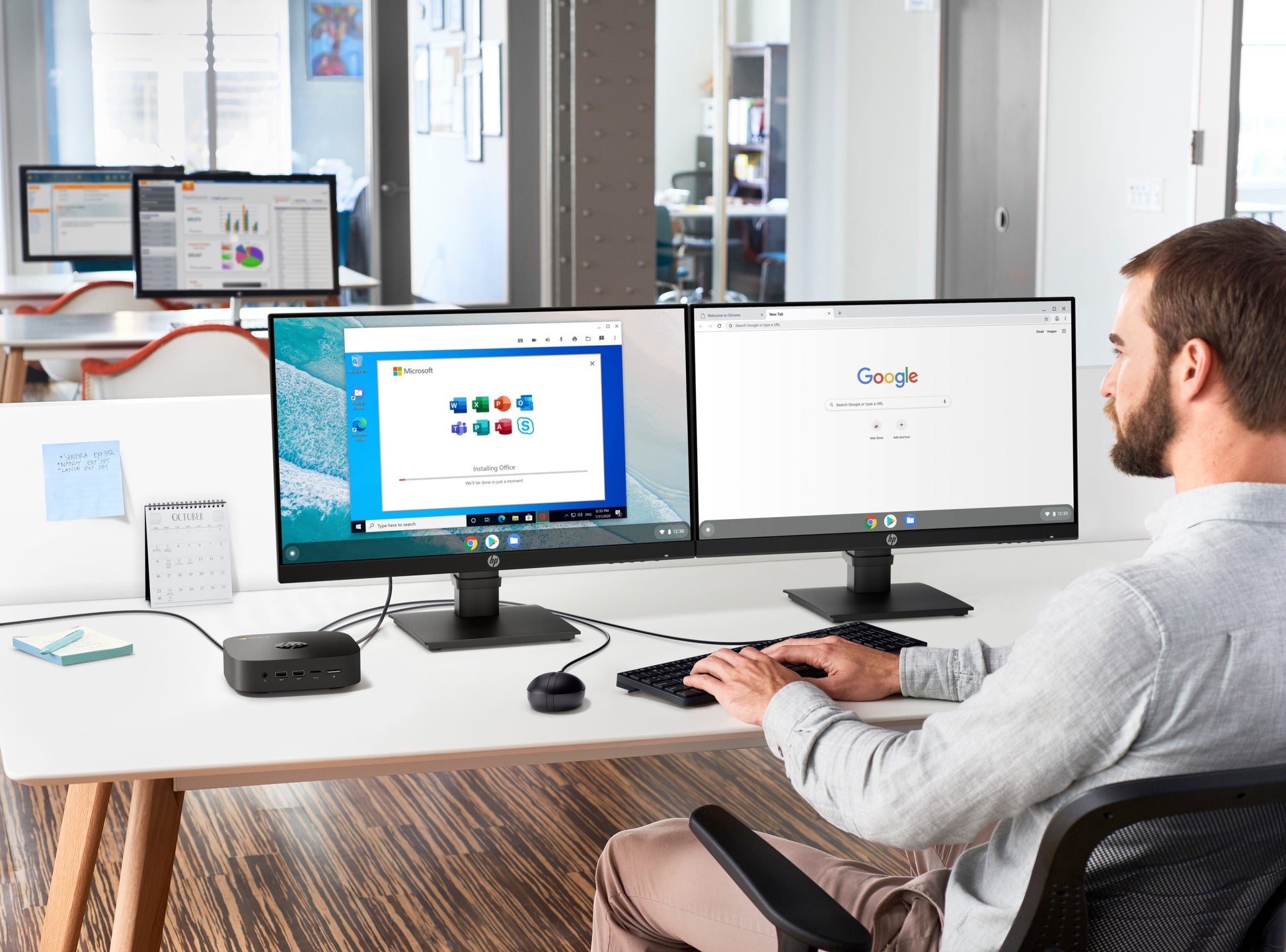 HP Micro – Intel Core i7-10610U, 8 GB RAM, 128 GB SSD, ChromeOS