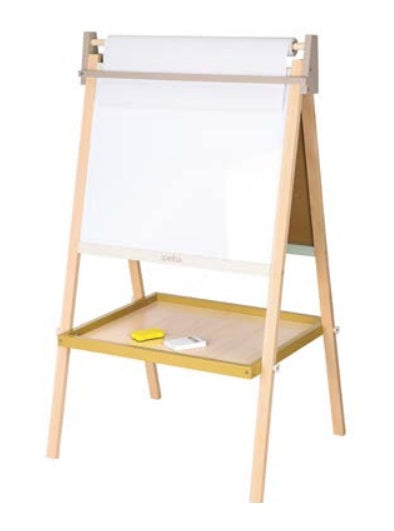 Spielba Holzspielwaren Standtafel – beige, 520 × 480 × 920 mm