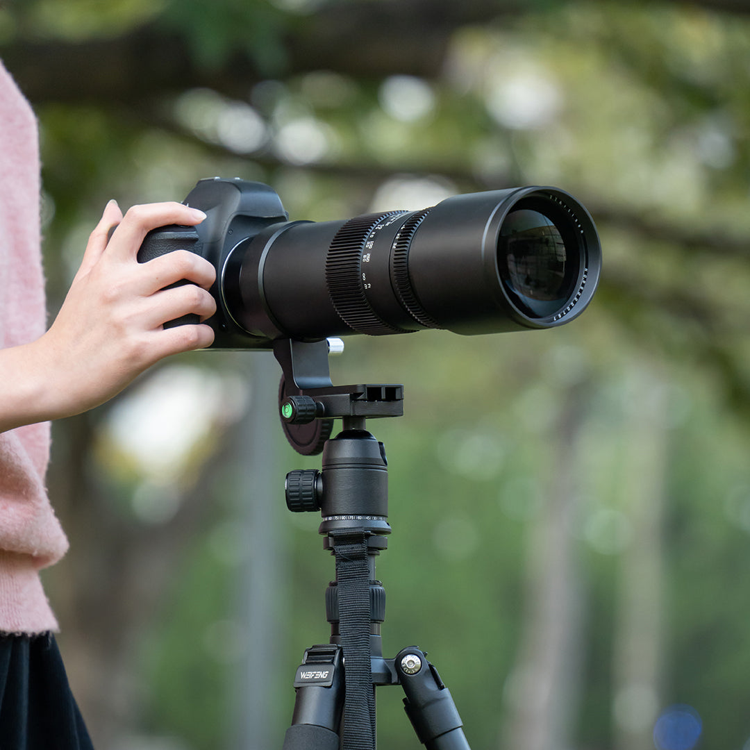 TTArtisan F50063-B-RF 500 mm f/6.3 RF – Teleobjektiv – für EOS R, RP, R5 und andere – Schwarz