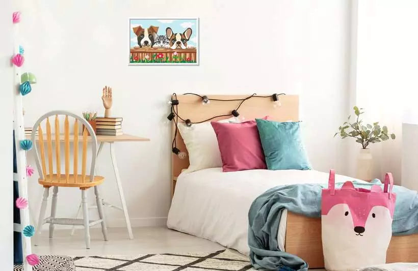 Ravensburger CreArt – Malen-nach-Zahlen-Set – Katzen und Hunde – 20 Farben – ab 11 Jahren