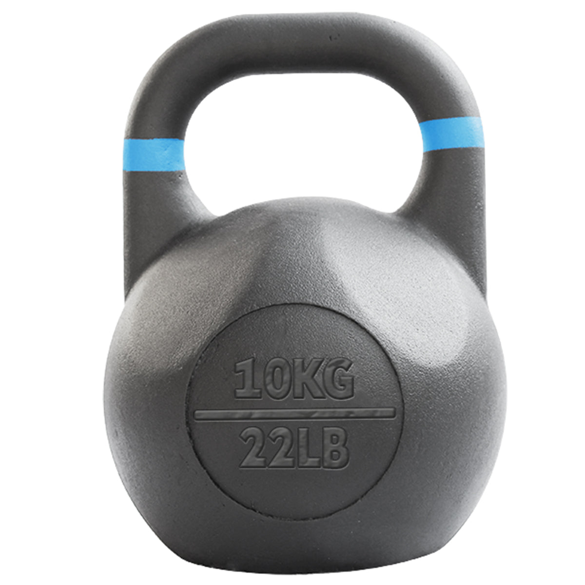 GladiatorFit Kettlebell Competition – Ø 18,5 cm × 28,5 cm, 10 kg, Stahl (pulverbeschichtet), Schwarz