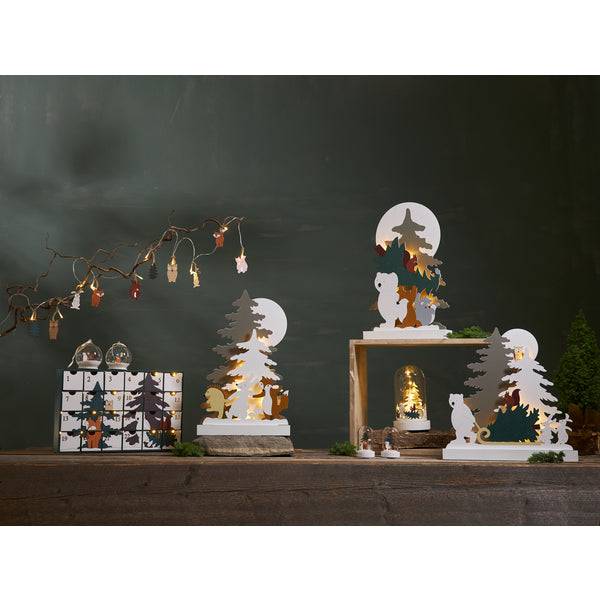 Star Trading Tischleuchte Billy – 17 cm, 0,12 W, Warmweiss, Mehrfarbig, Batteriebetrieb, Timer