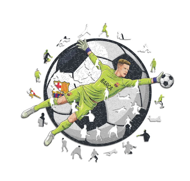 Iconic Puzzles Puzzle FC Barcelona – Ter Stegen – 270 Teile – 42 × 30 cm – ab 10 J.