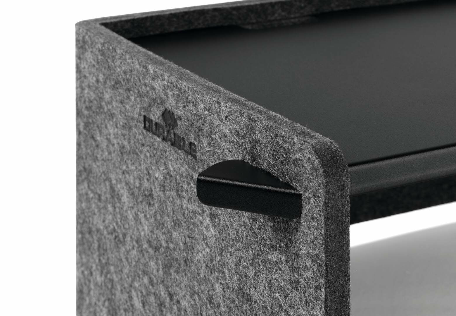 Durable EFFECT – Monitor-Tischständer – 1 Monitor – bis 10 kg/Monitor – höhenverstellbar – Anthrazit