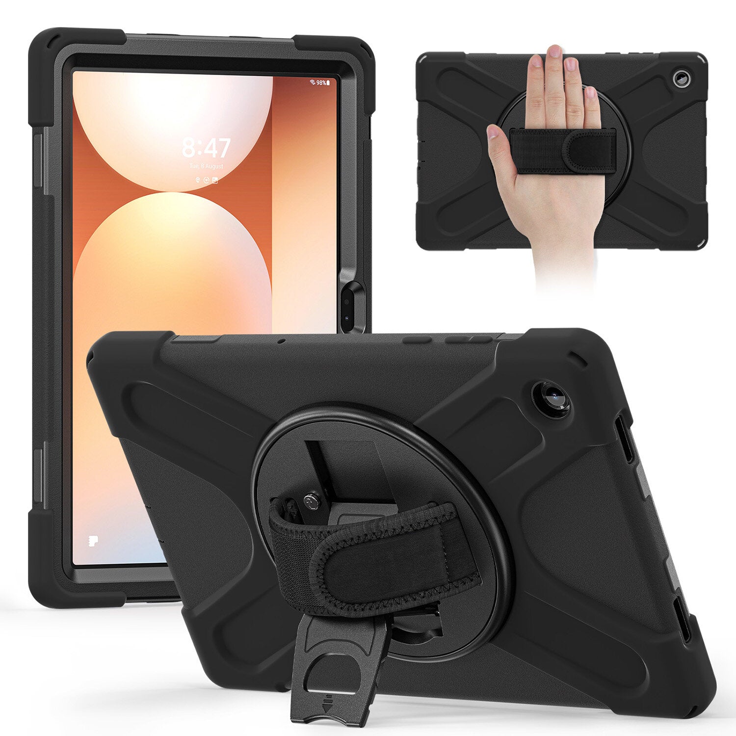 4smarts Tablet-Hülle für Galaxy Tab A11 8,7" – Schwarz