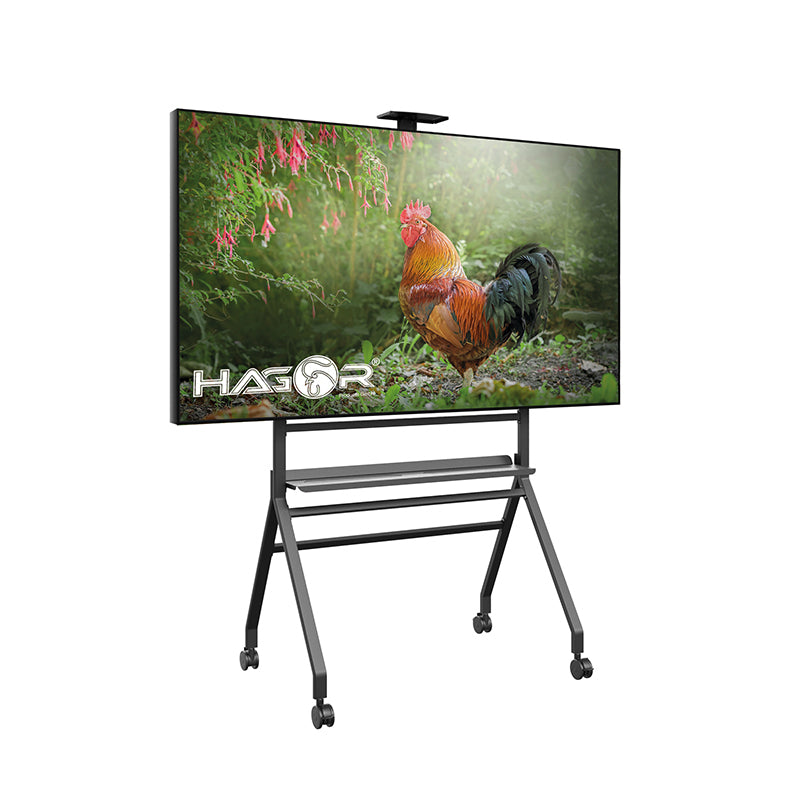 Hagor TV-Wagen – 55–86" – VESA 200×200–900×600 – bis 90 kg, Höhenverstellbar – BrackIT Stand Scandio