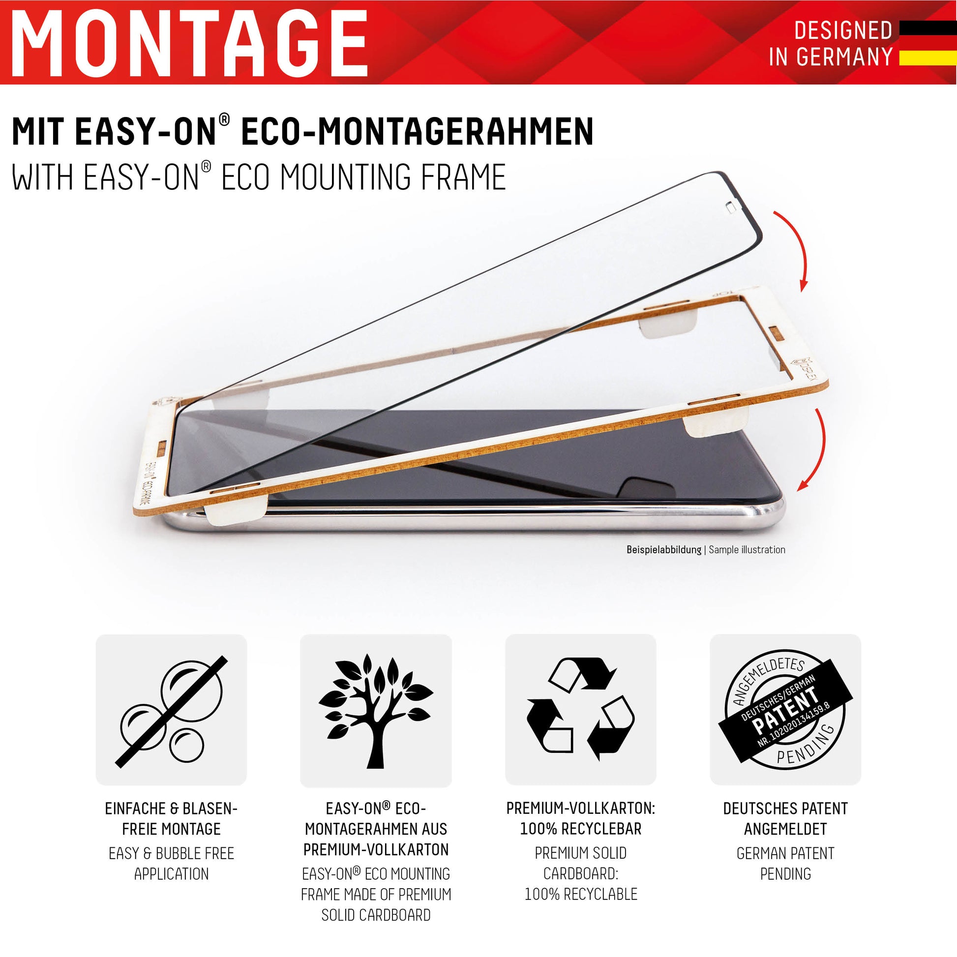 E.V.I. Displex – Backcover – für Xiaomi 12S Ultra – Echtglas 3D