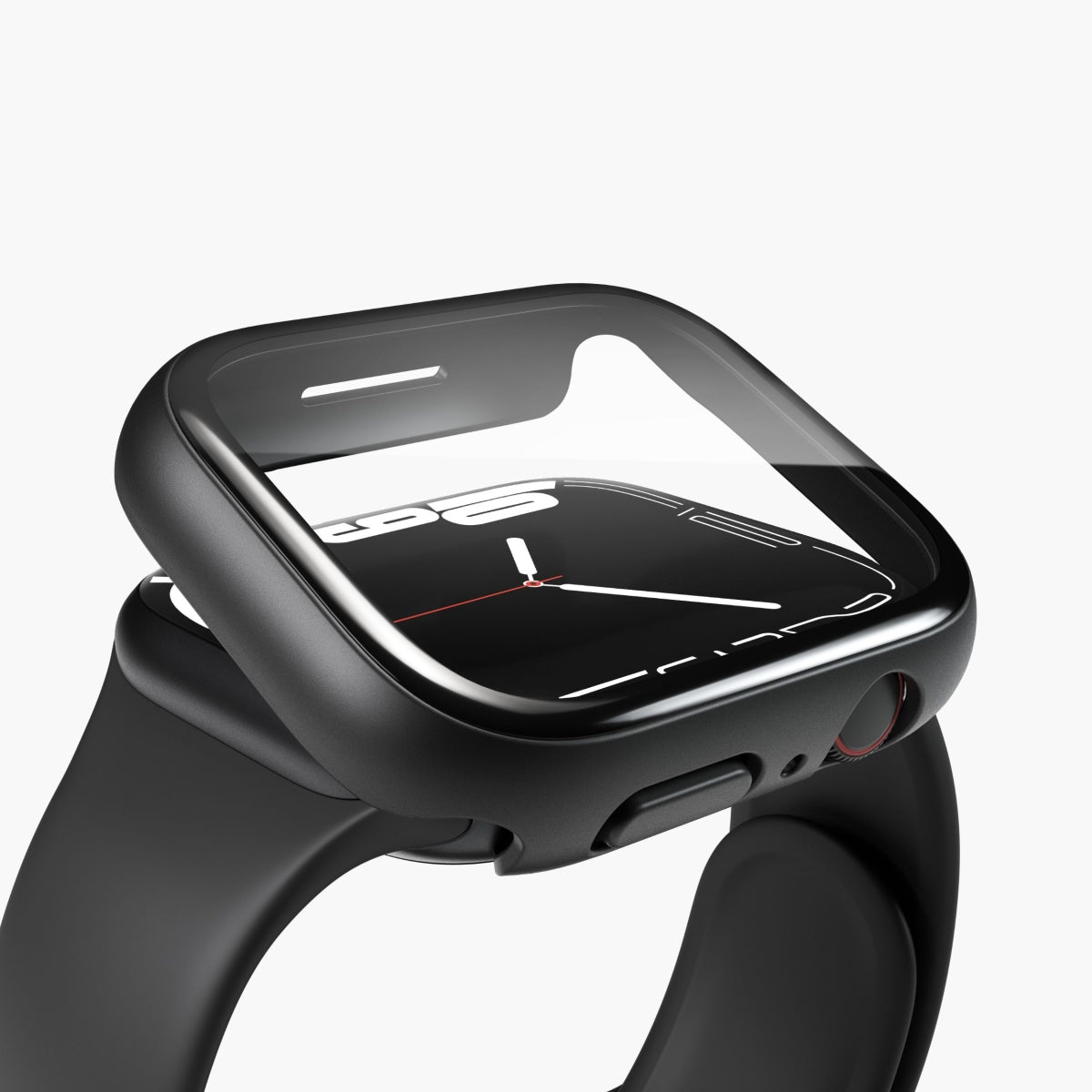 Vonmählen Hülle – Silikon, Schwarz, für Apple Watch Series 10 46 mm