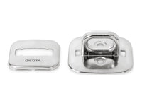 DICOTA Basisplatte für Laptop-Schloss – Silber, Zink, 47×51,6×23,3 mm, 1 St.