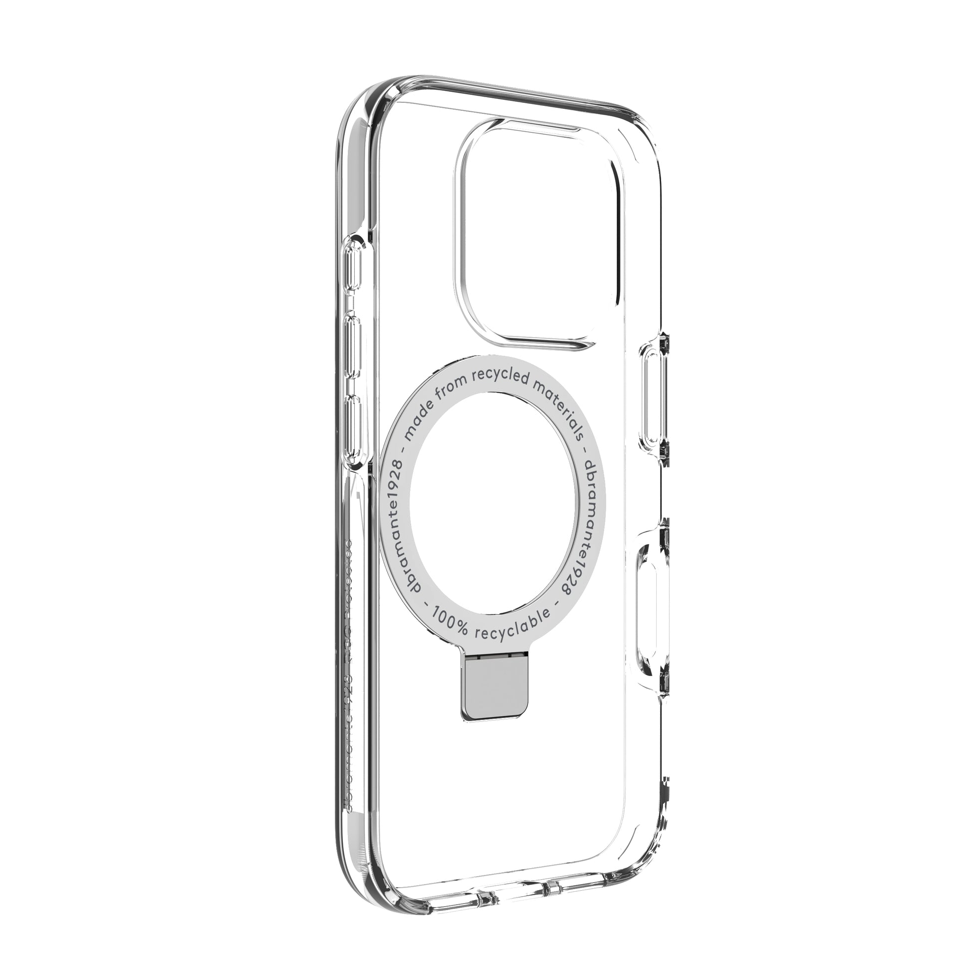 dbramante1928 Iceland Ultra D3O MS Kick – Backcover – für Apple iPhone 16 Pro, Kunststoff, Transparent
