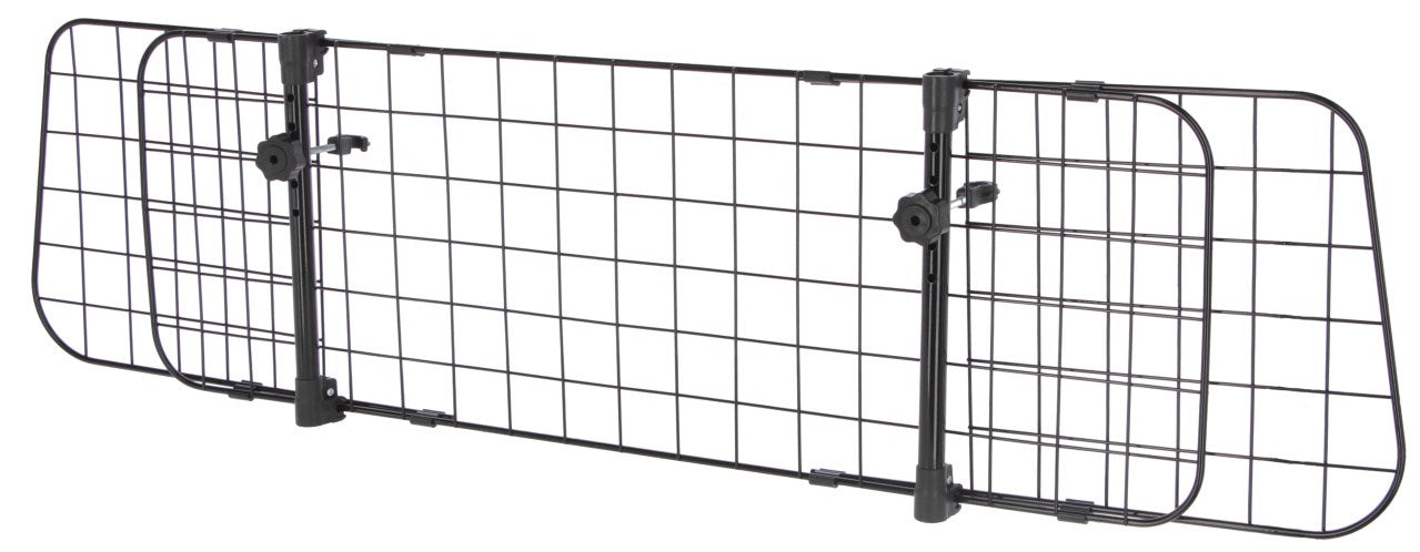 Kerbl Autoschutzgitter – verstellbar 96–145 × 30 cm – schwarz, Metall – 1 Stk.