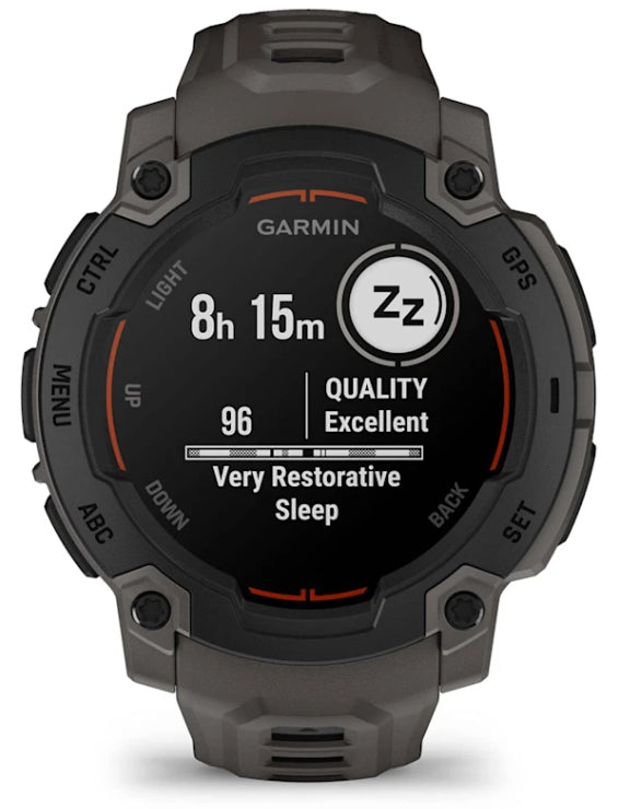 Garmin Instinct E – GPS-Smartwatch – 45 mm, Bluetooth, Schwarz, Sportarmband