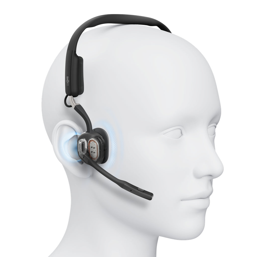 SHOKZ OPENMEET – Headset – Noise-Cancelling-Mikrofon