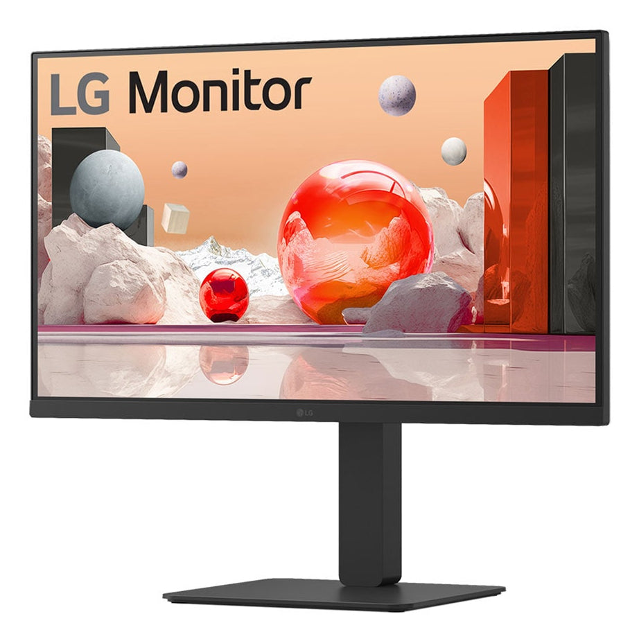 LG 27BA850-B – Monitor, 27", IPS, 100 Hz, 250 cd/m², Webcam, USB-C, KVM, VESA 100 × 100, Schwarz