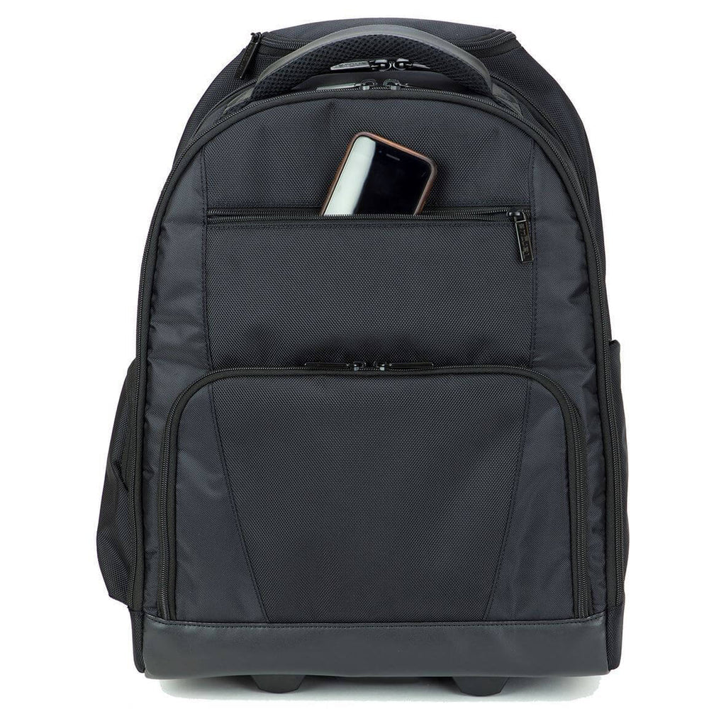 Targus Trolley-Rucksack – für 15,6", 30 l, mit Rollen, Polyester – schwarz, 220 × 515 × 360 mm