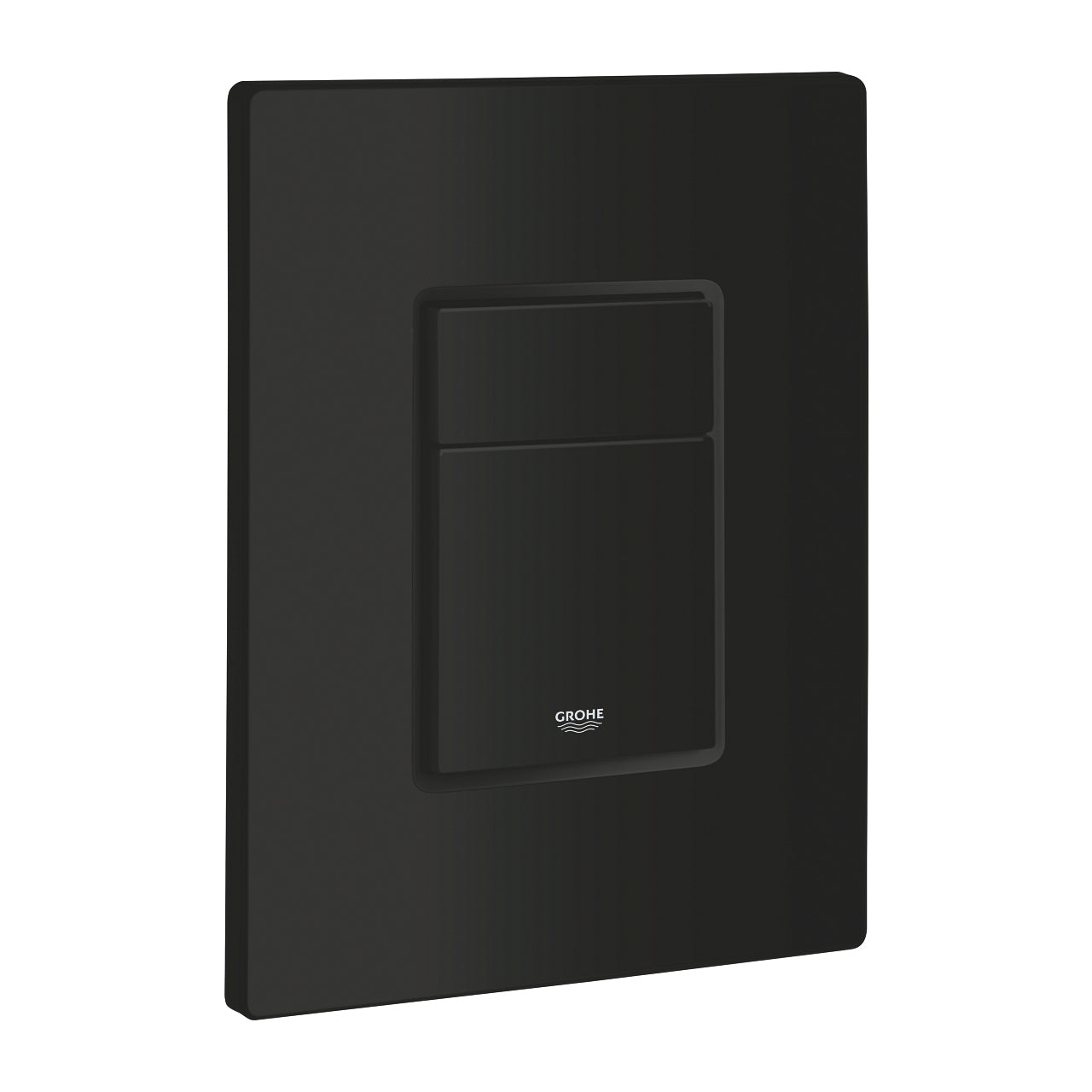GROHE Even – Abdeckplatte – Kunststoff, Schwarz, 15,6 × 1,2 × 19,7 cm