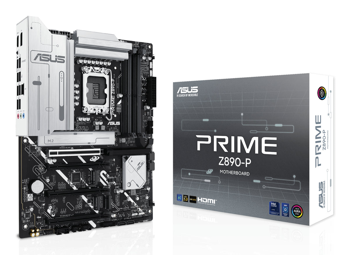 ASUS PRIME Z890-P – Mainboard – LGA 1851, Intel Z890, ATX, 4×DDR5