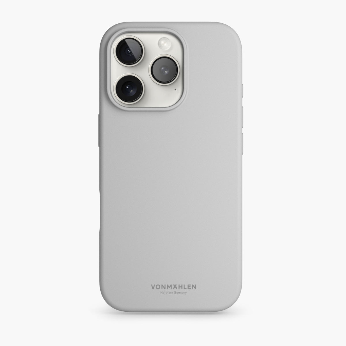 Vonmählen Backcover – für Apple iPhone 16 Pro Max, MagSafe, Silikon, Hellgrau