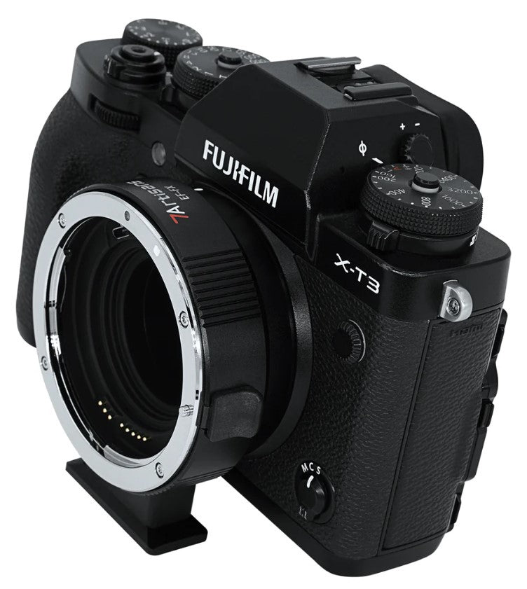 7Artisans EF-FX Autofokus-Adapter – für Canon EF-Objektive an Fujifilm FX-Kameras – Schwarz