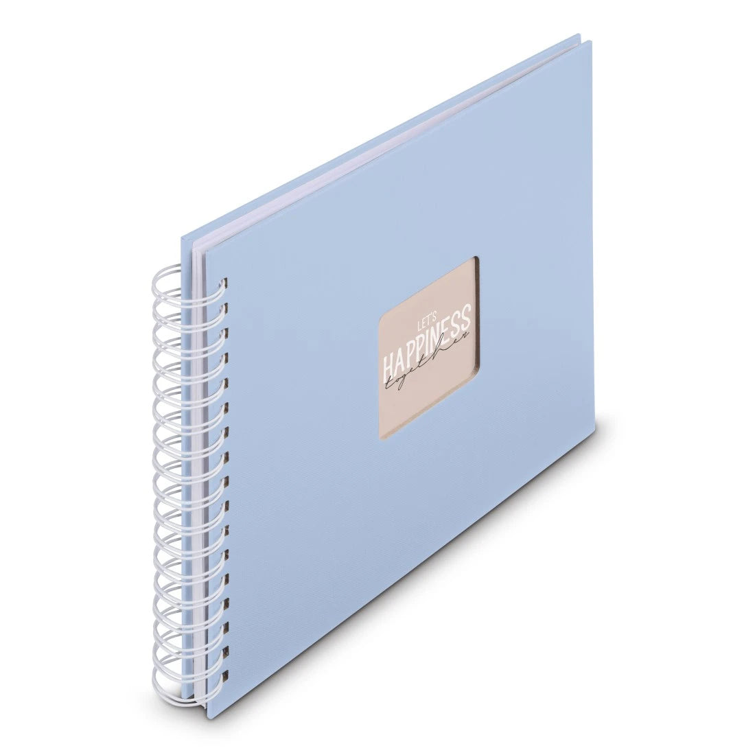 Hama Fotobuch, Spiralbindung, 50 Seiten, weiss, 28 × 24 cm, Papier, Lagune