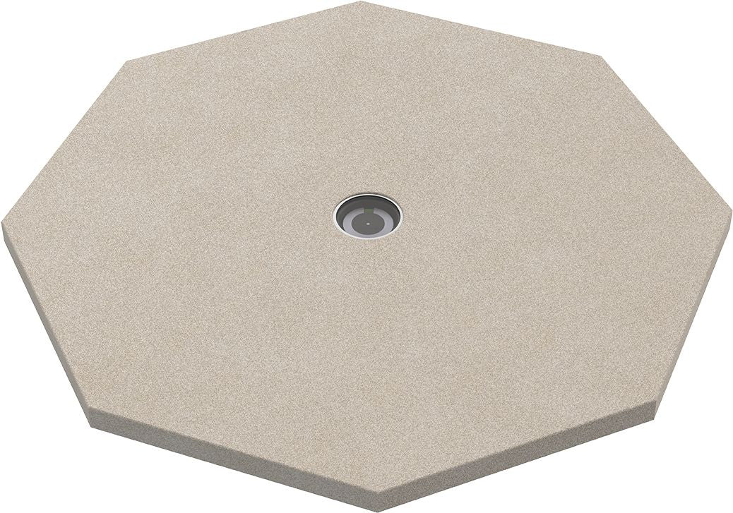 OUTDOORCHEF Pizzastein 36 × 36 × 1,5 cm, Cordierit, beige